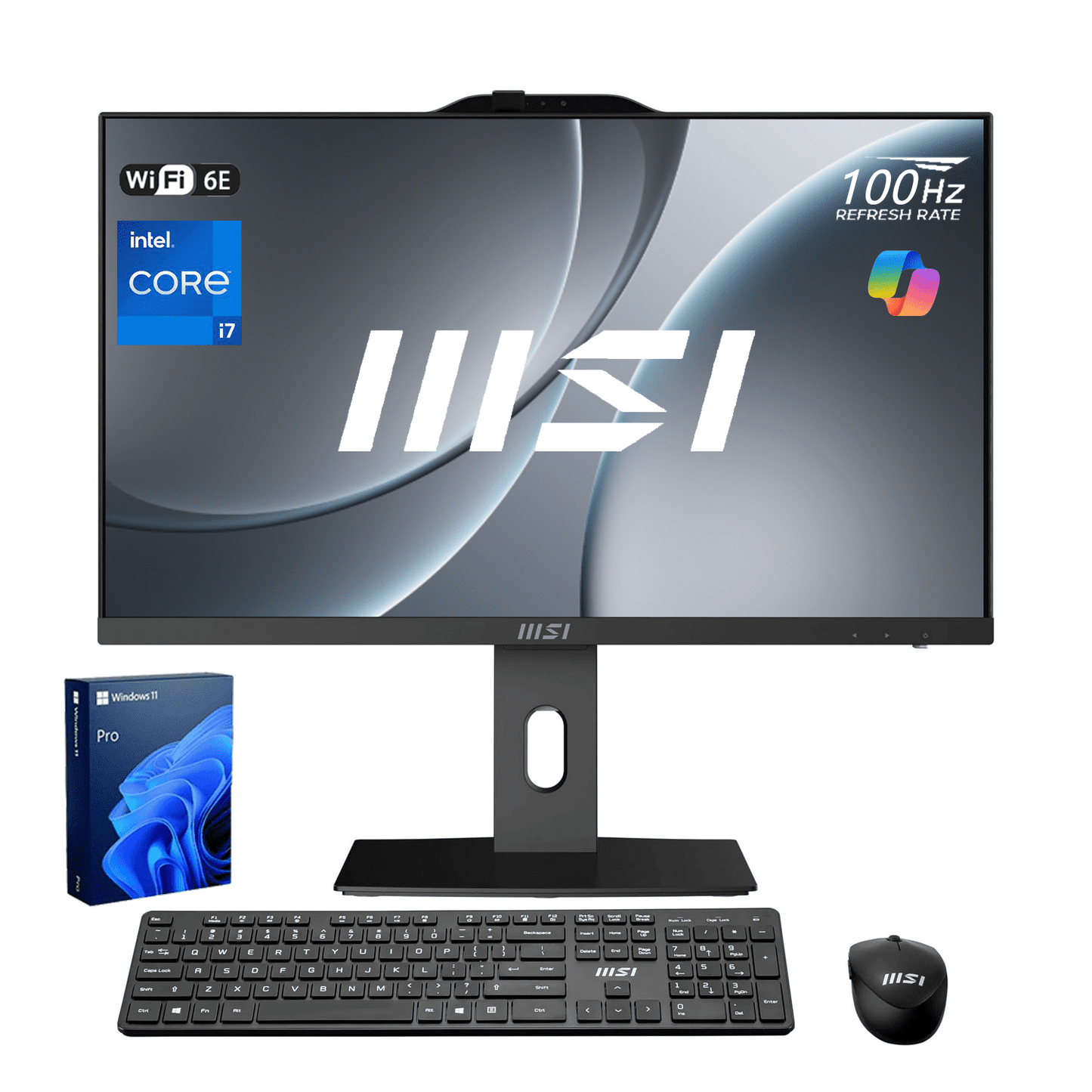 MSI PRO Business All-in-One, 27" FHD 100Hz, Intel Core i7-14700, 16GB