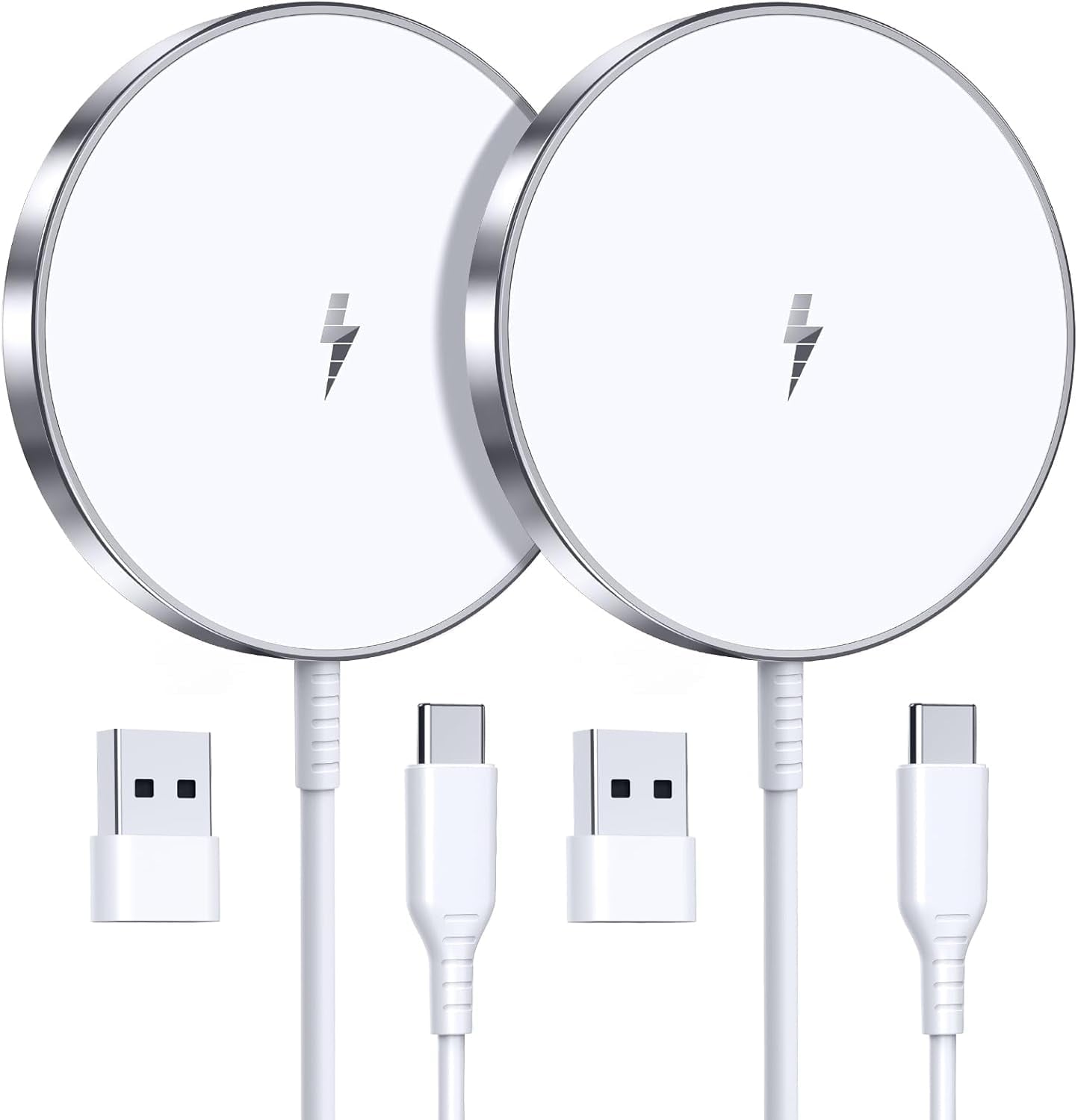 WTUHU Magnetic Wireless Charger 15W Fast Mag-Safe Charging Pad for iPh