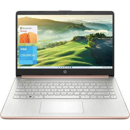 HP 14" HD Laptop for Students and Business,Intel Celeron N4120, 4GB RA