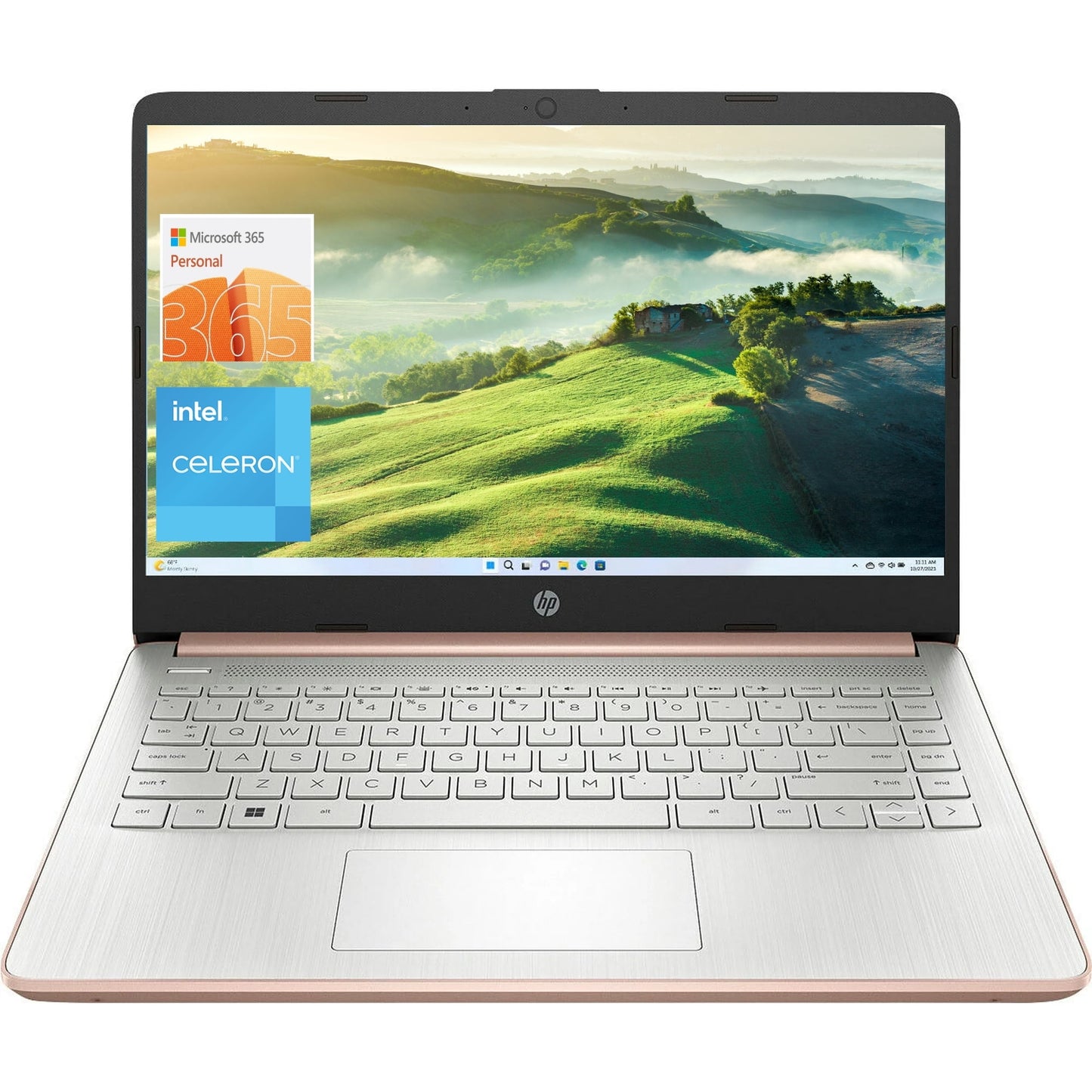 HP 14" HD Laptop for Students and Business,Intel Celeron N4120, 4GB RA