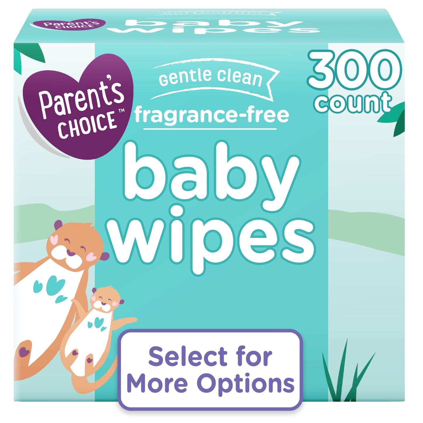 Parent's Choice Fragrance Free Baby Wipes, 900 Count (Select for More