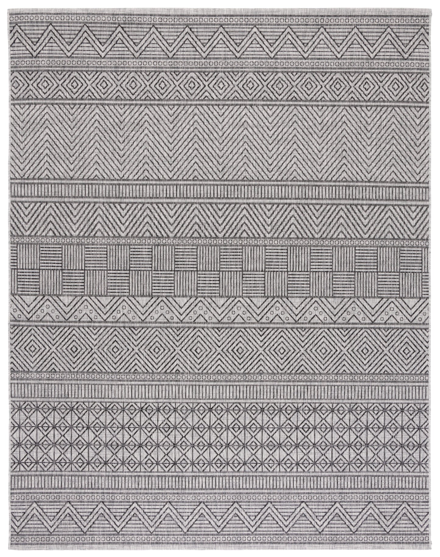 SAFAVIEH Courtyard Altan Geometric Indoor/Outdoor Area Rug, 5'3" x 7'7