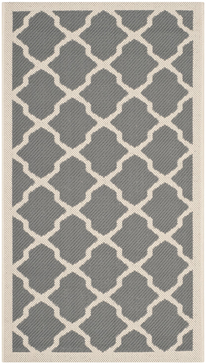 Safavieh Courtyard Amber Geometric Indoor/Outdoor Area Rug, Beige/Terr