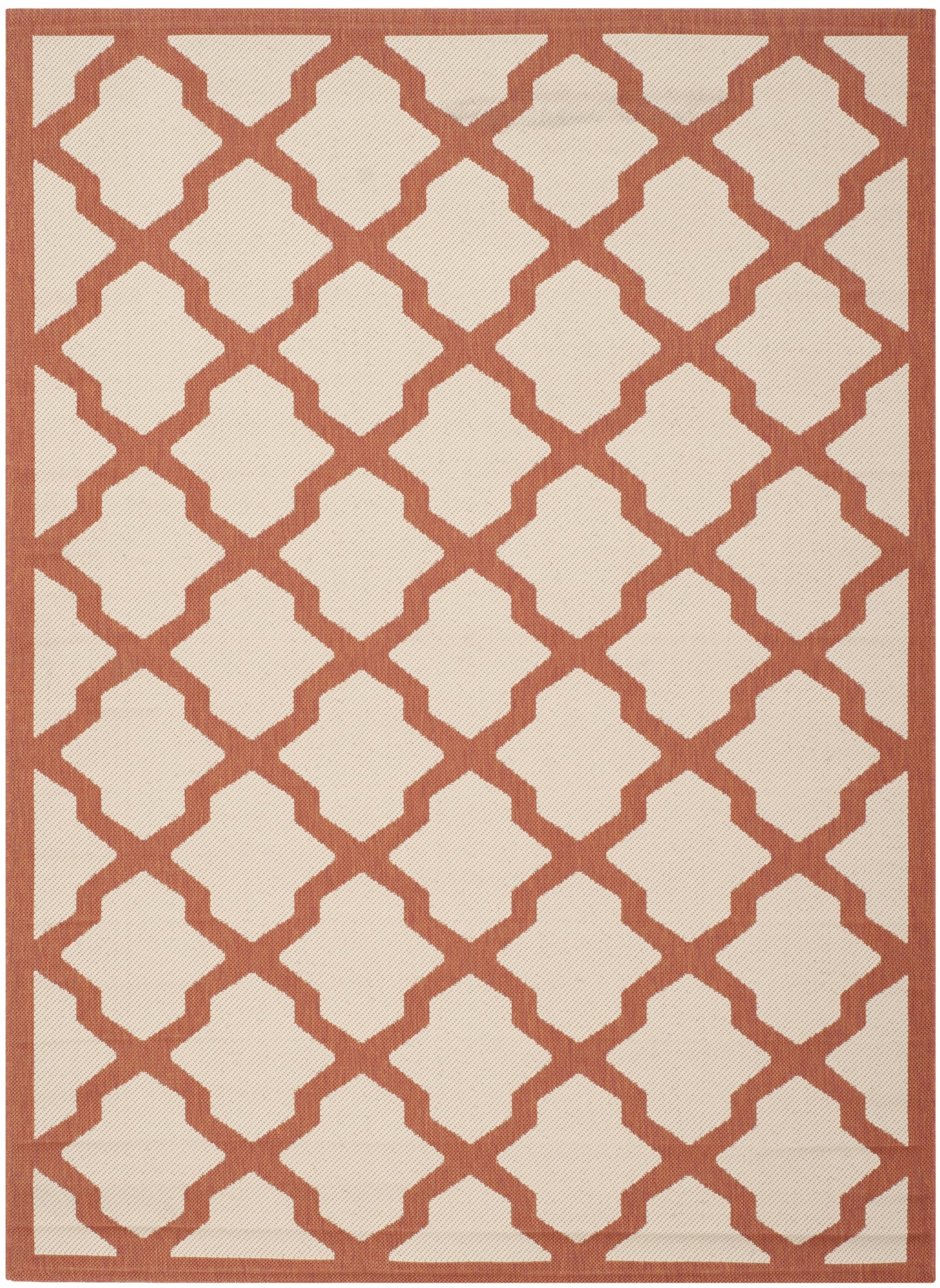 Safavieh Courtyard Amber Geometric Indoor/Outdoor Area Rug, Beige/Terr