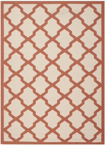 Safavieh Courtyard Amber Geometric Indoor/Outdoor Area Rug, Beige/Terr