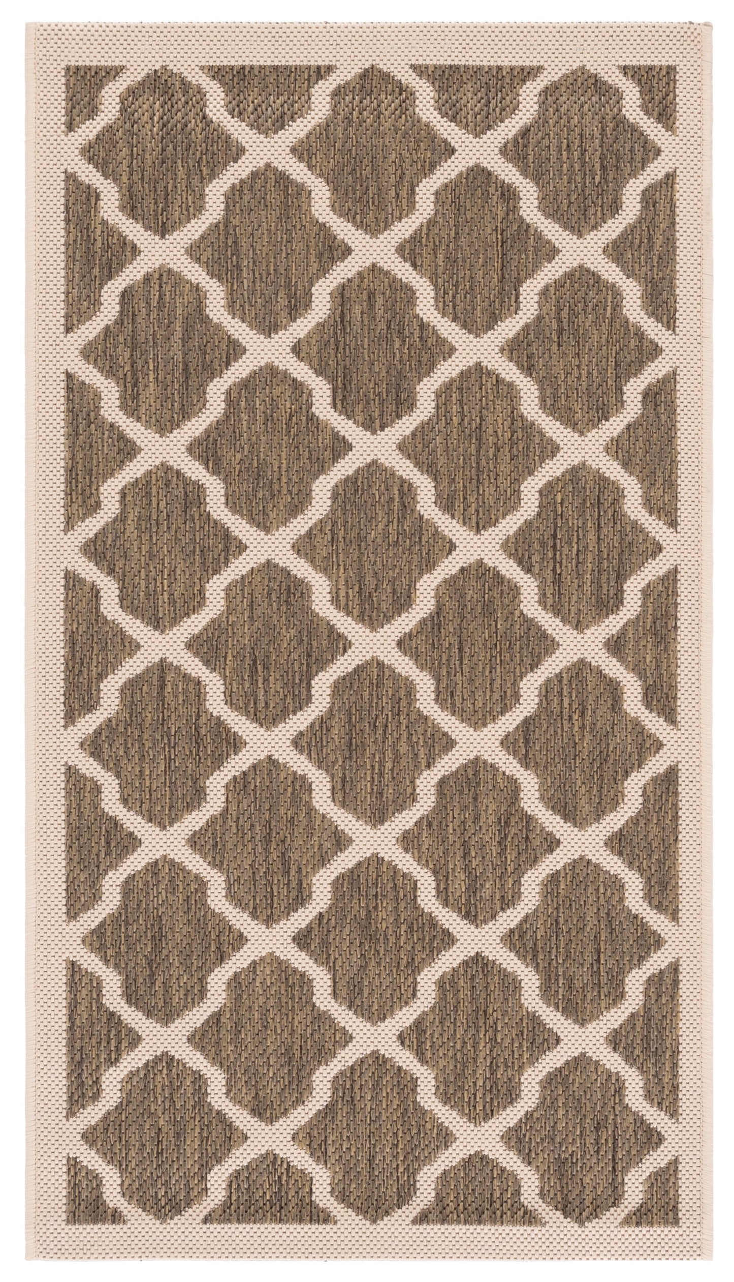 Safavieh Courtyard Amber Geometric Indoor/Outdoor Area Rug, Beige/Terr
