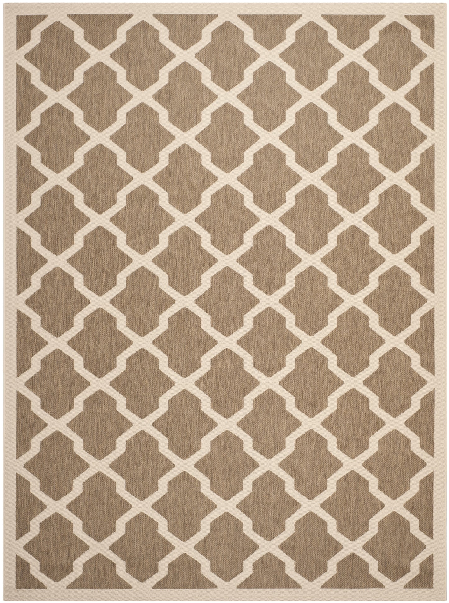 Safavieh Courtyard Amber Geometric Indoor/Outdoor Area Rug, Beige/Terr