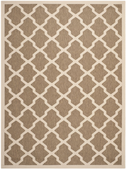 Safavieh Courtyard Amber Geometric Indoor/Outdoor Area Rug, Beige/Terr