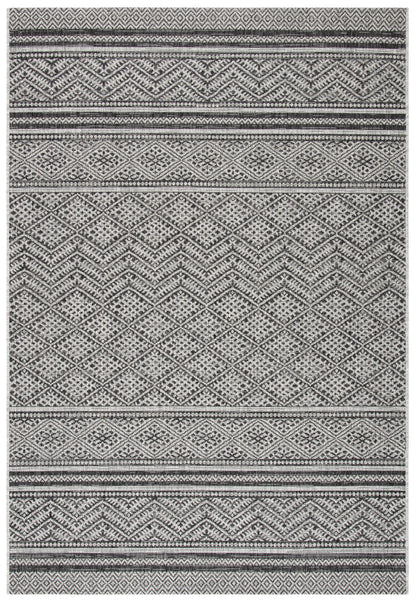 SAFAVIEH Courtyard Eric Geometric Chevron Indoor/Outdoor Area Rug, 5'3