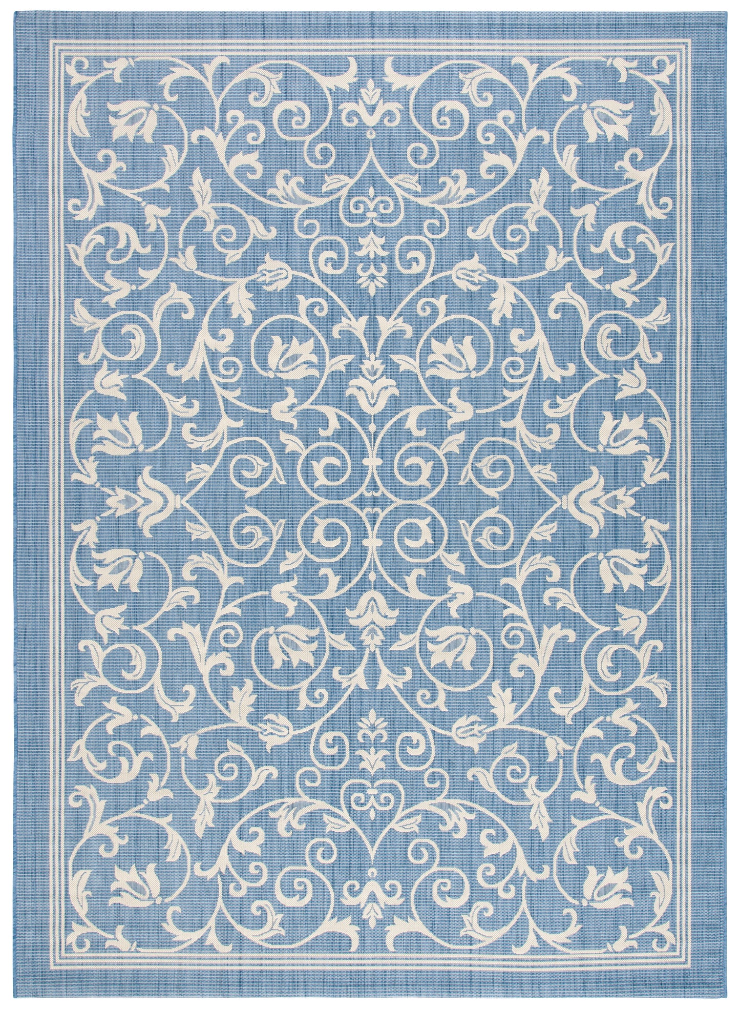 Safavieh Courtyard Nanda Botanical Indoor/Outdoor Area Rug, Sand/Black