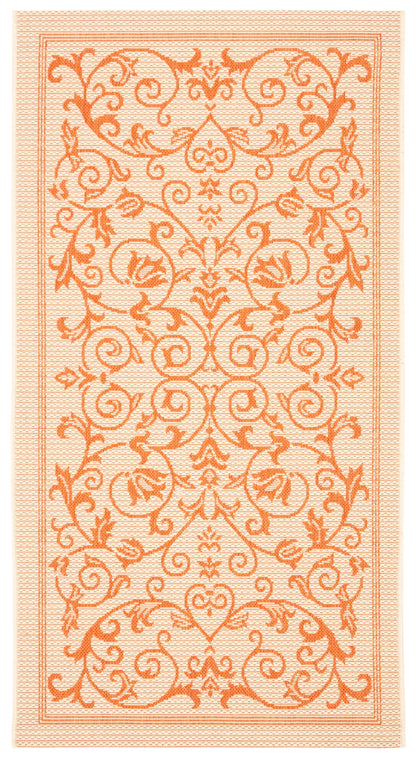 Safavieh Courtyard Nanda Botanical Indoor/Outdoor Area Rug, Sand/Black