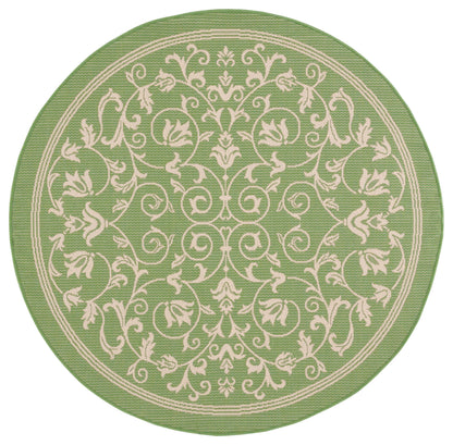 Safavieh Courtyard Nanda Botanical Indoor/Outdoor Area Rug, Sand/Black