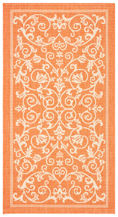 Safavieh Courtyard Nanda Botanical Indoor/Outdoor Area Rug, Sand/Black