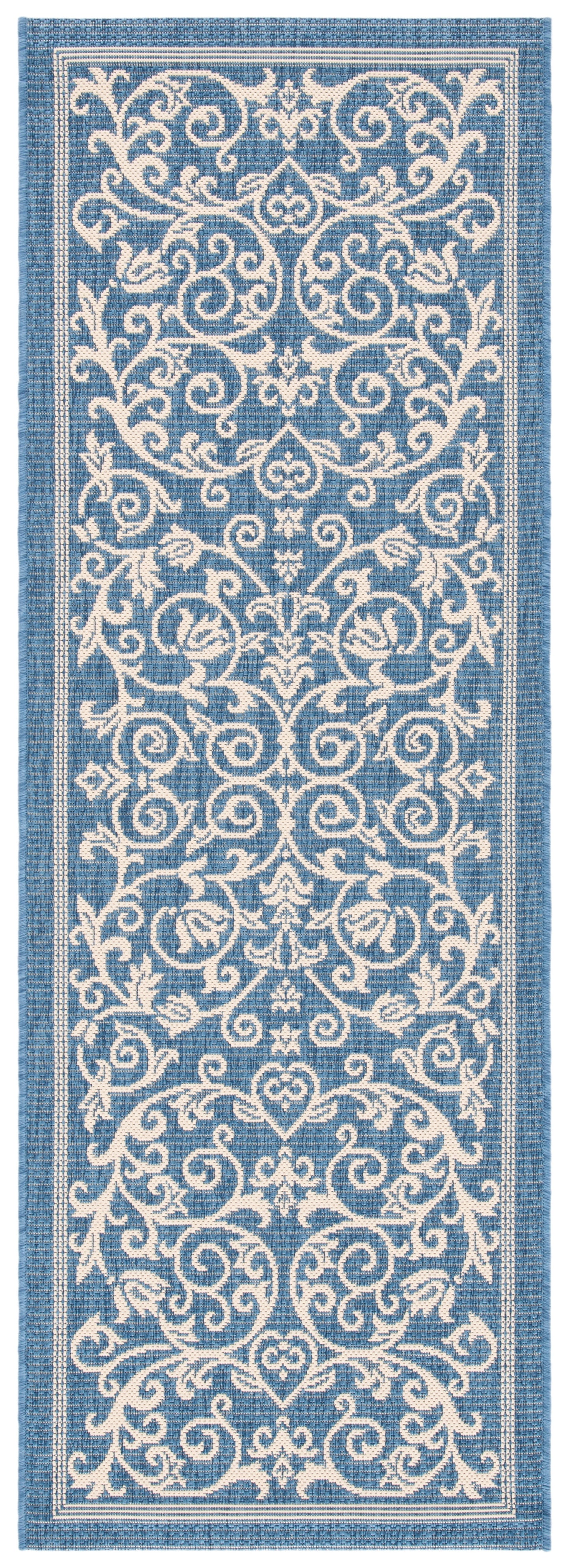 Safavieh Courtyard Nanda Botanical Indoor/Outdoor Area Rug, Sand/Black