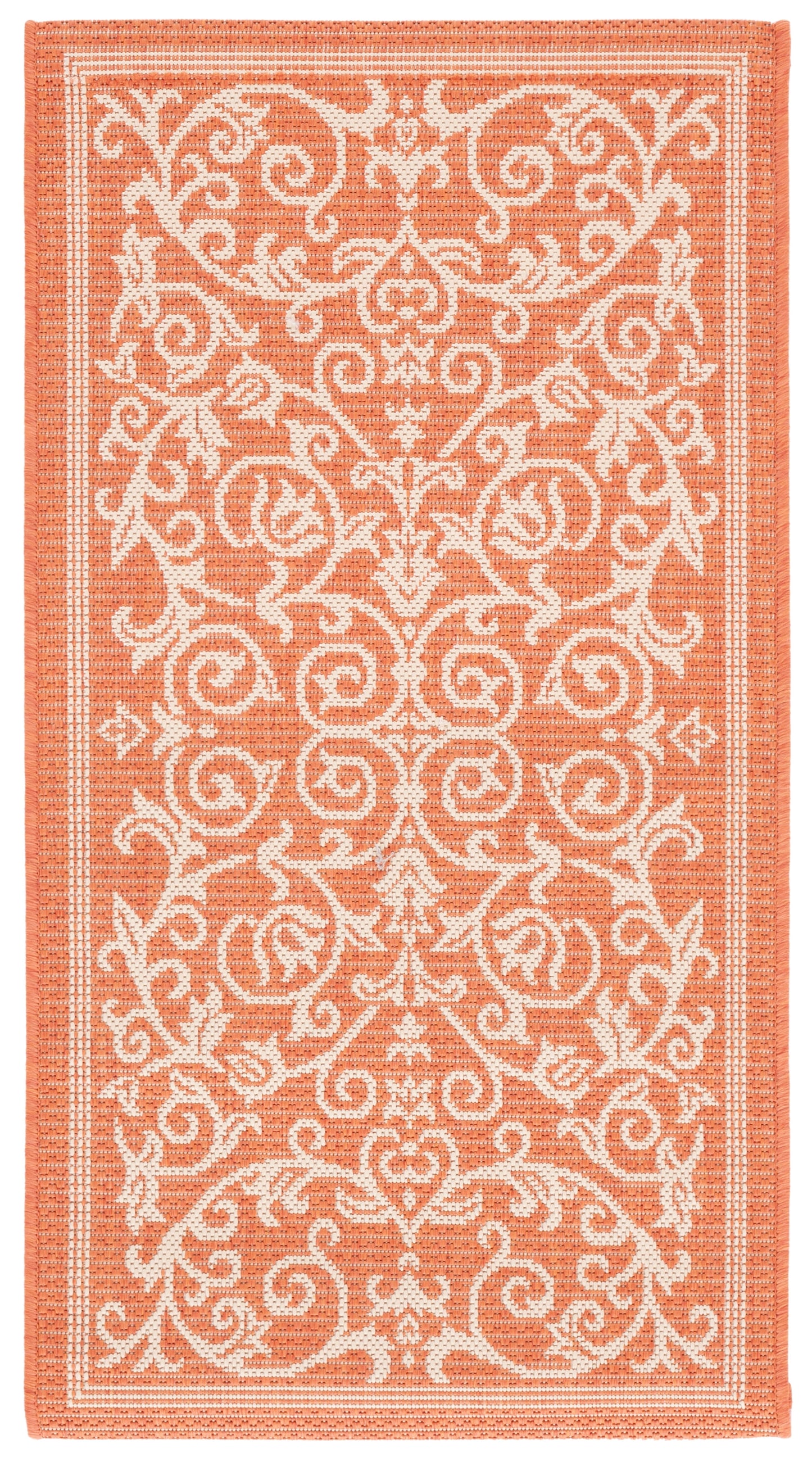 Safavieh Courtyard Nanda Botanical Indoor/Outdoor Area Rug, Sand/Black