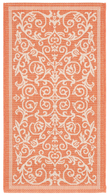 Safavieh Courtyard Nanda Botanical Indoor/Outdoor Area Rug, Sand/Black
