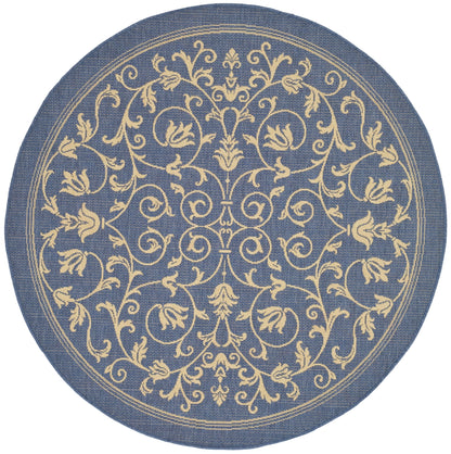 Safavieh Courtyard Nanda Botanical Indoor/Outdoor Area Rug, Sand/Black