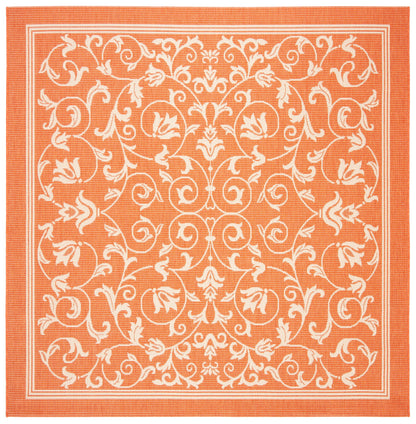Safavieh Courtyard Nanda Botanical Indoor/Outdoor Area Rug, Sand/Black