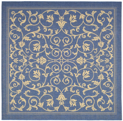 Safavieh Courtyard Nanda Botanical Indoor/Outdoor Area Rug, Sand/Black