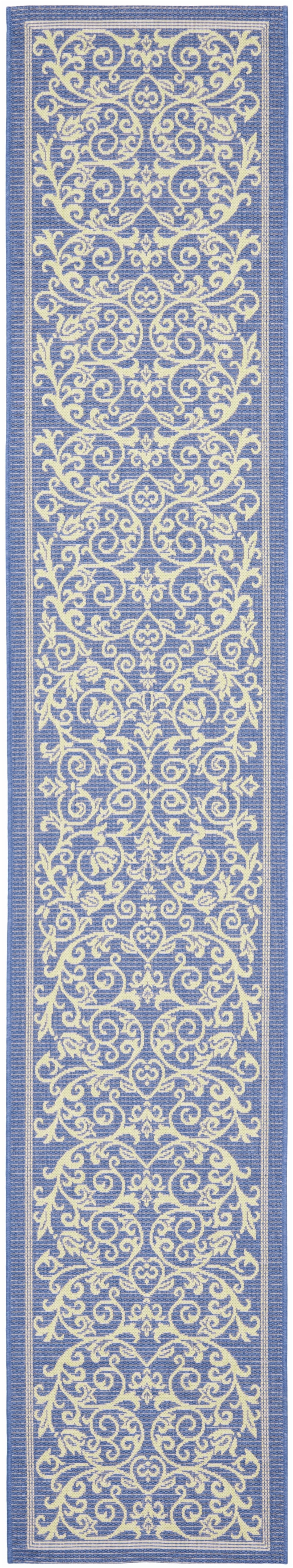 Safavieh Courtyard Nanda Botanical Indoor/Outdoor Area Rug, Sand/Black