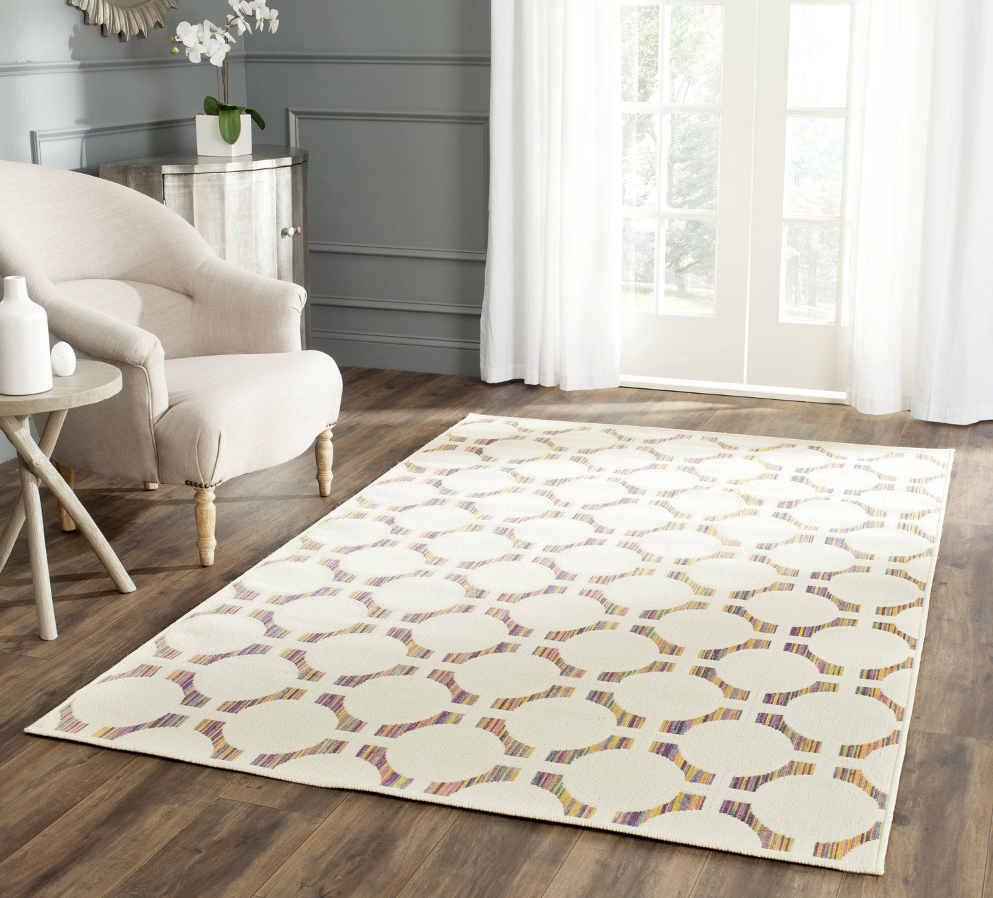 Safavieh Havana Deirdre Geometric Indoor/Outdoor Area Rug, Natural/Mul