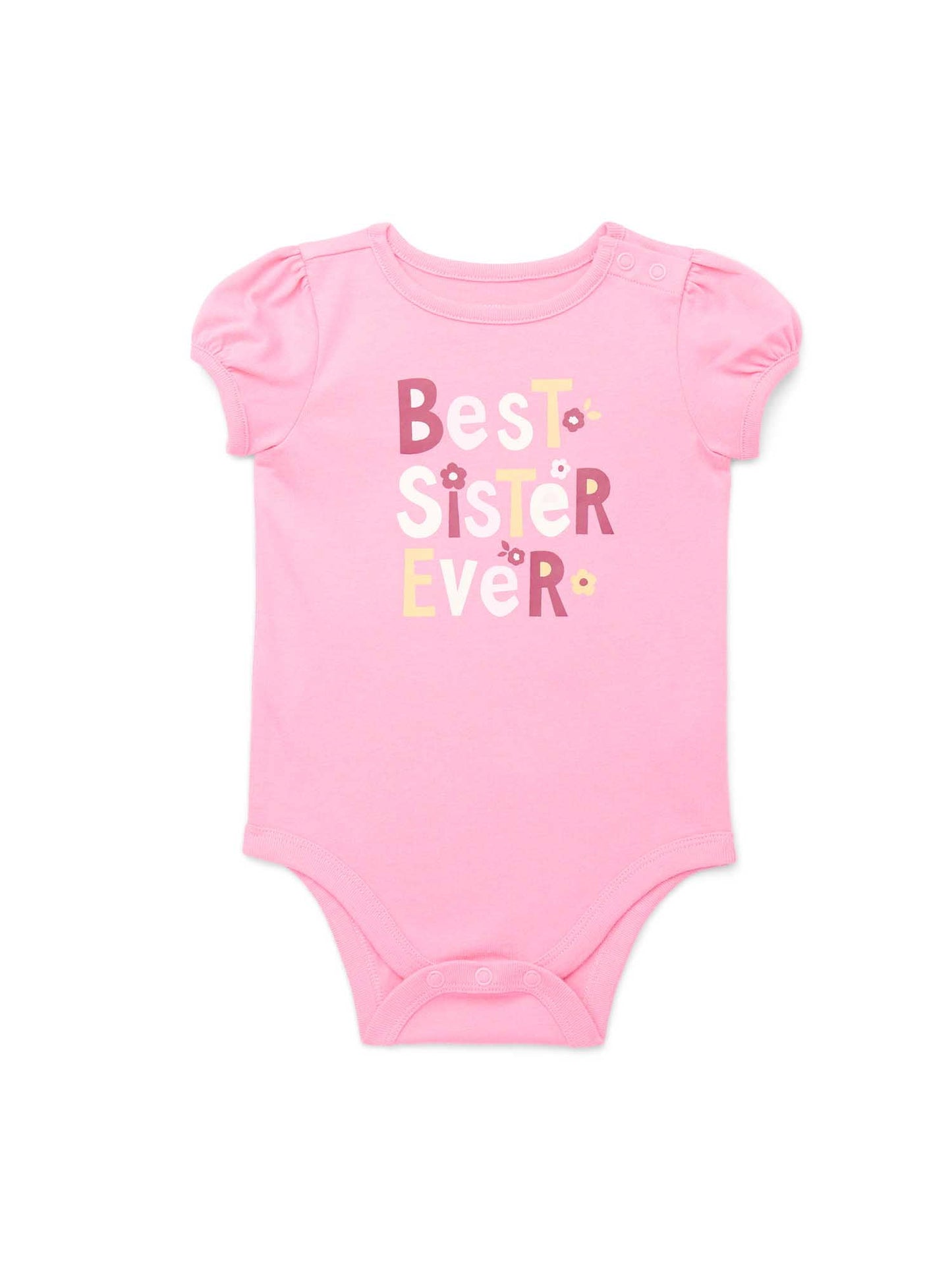 Garanimals Newborn & Baby Boy Cotton Lap-Shoulder Short-Sleeve Bodysui