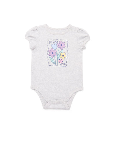 Garanimals Newborn & Baby Boy Cotton Lap-Shoulder Short-Sleeve Bodysui