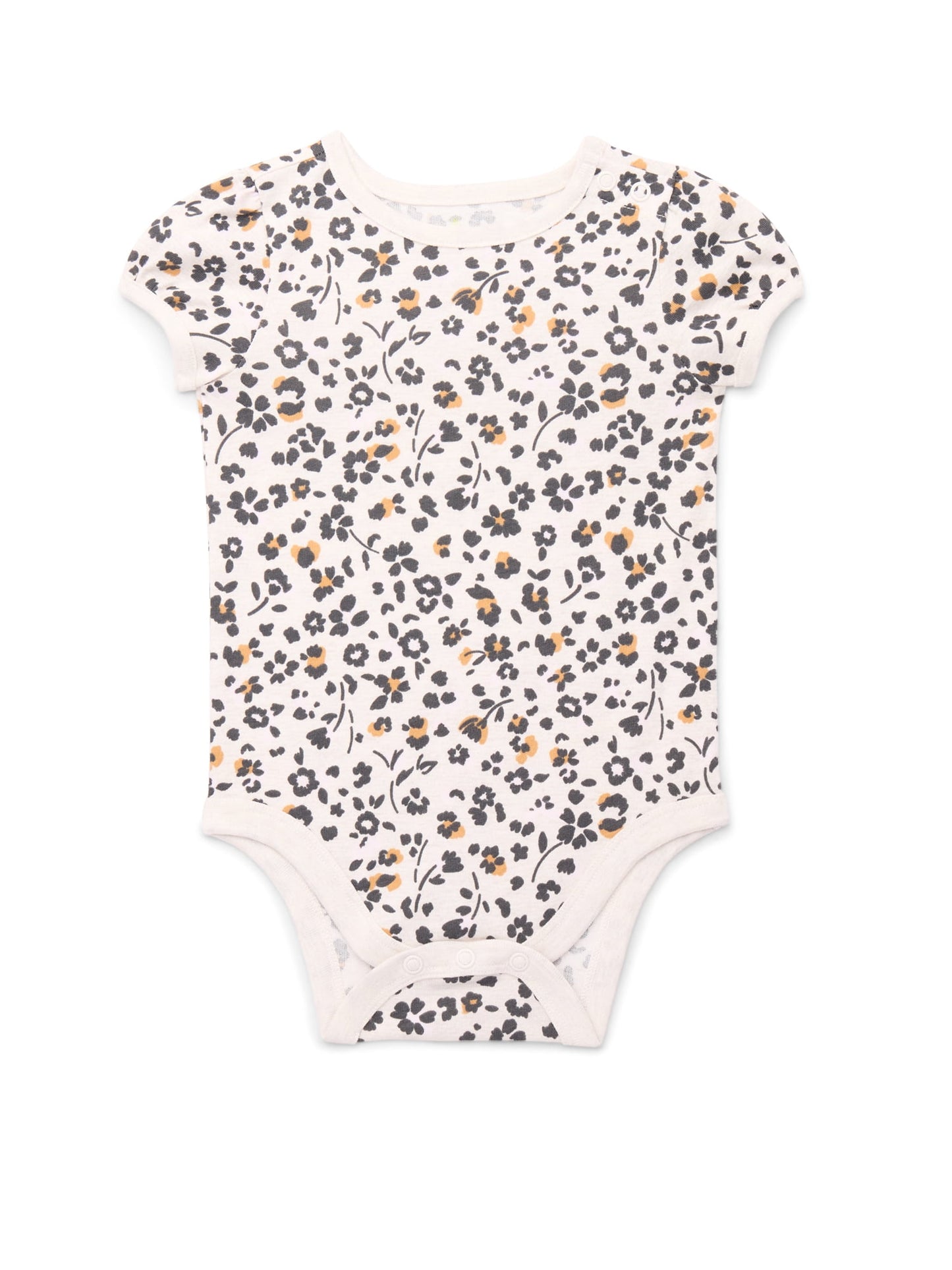 Garanimals Newborn & Baby Boy Cotton Lap-Shoulder Short-Sleeve Bodysui