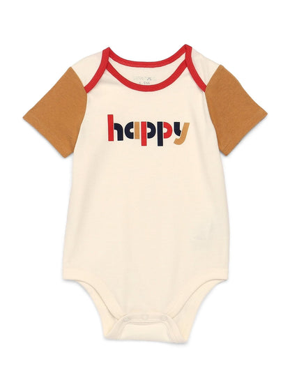 Garanimals Newborn & Baby Boy Cotton Lap-Shoulder Short-Sleeve Bodysui