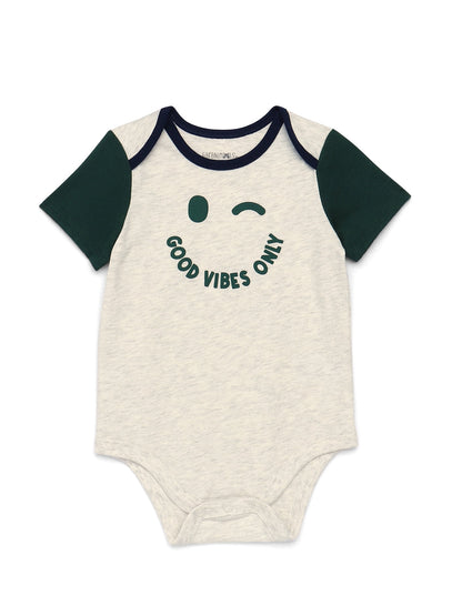 Garanimals Newborn & Baby Boy Cotton Lap-Shoulder Short-Sleeve Bodysui