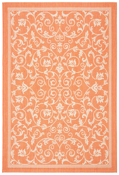 Safavieh Courtyard Nanda Botanical Indoor/Outdoor Area Rug, Sand/Black
