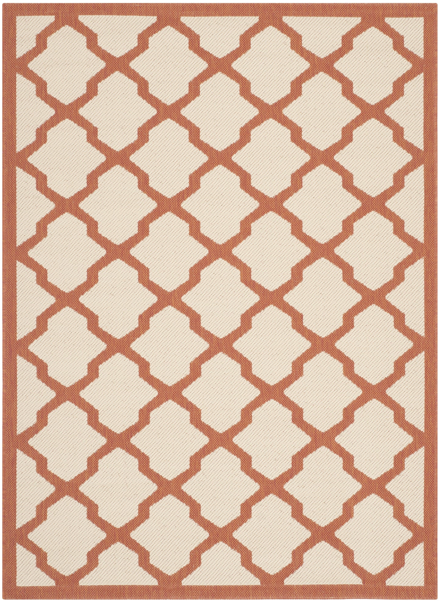 Safavieh Courtyard Amber Geometric Indoor/Outdoor Area Rug, Beige/Terr