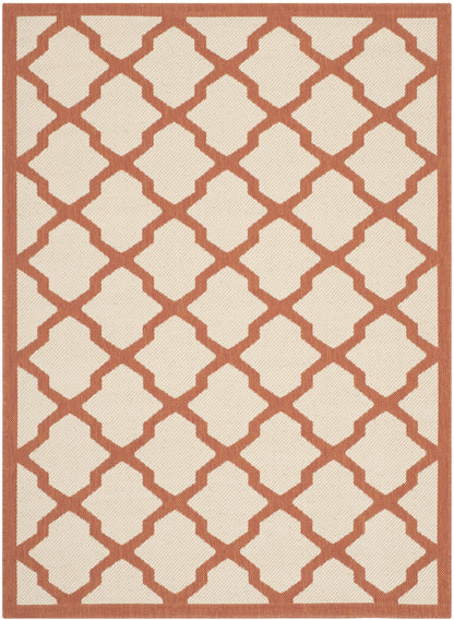 Safavieh Courtyard Amber Geometric Indoor/Outdoor Area Rug, Beige/Terr