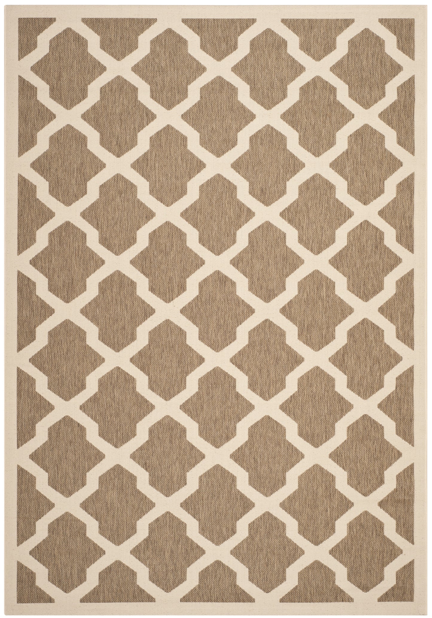 Safavieh Courtyard Amber Geometric Indoor/Outdoor Area Rug, Beige/Terr
