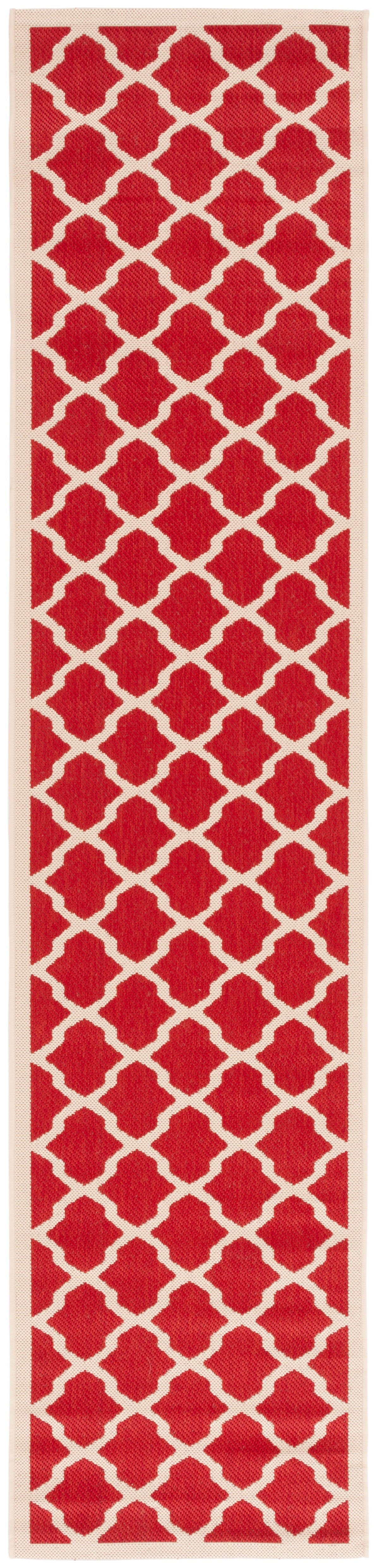 Safavieh Courtyard Amber Geometric Indoor/Outdoor Area Rug, Beige/Terr