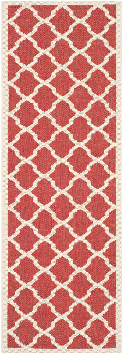 Safavieh Courtyard Amber Geometric Indoor/Outdoor Area Rug, Beige/Terr