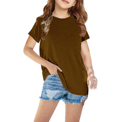 Sakmal Kids Clothes Under $5 For Girls And Boys Beige Daily Life Crew