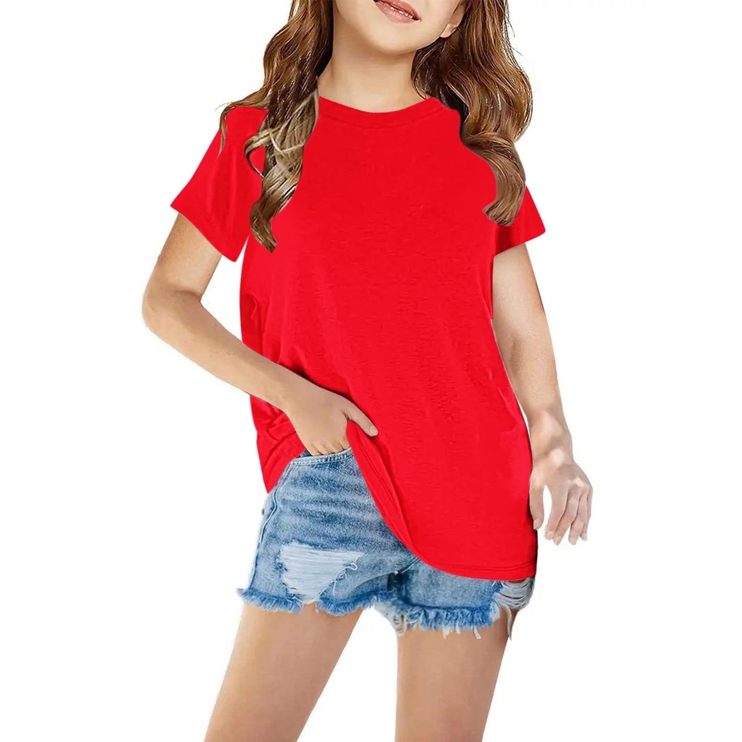Sakmal Kids Clothes Under $5 For Girls And Boys Beige Daily Life Crew