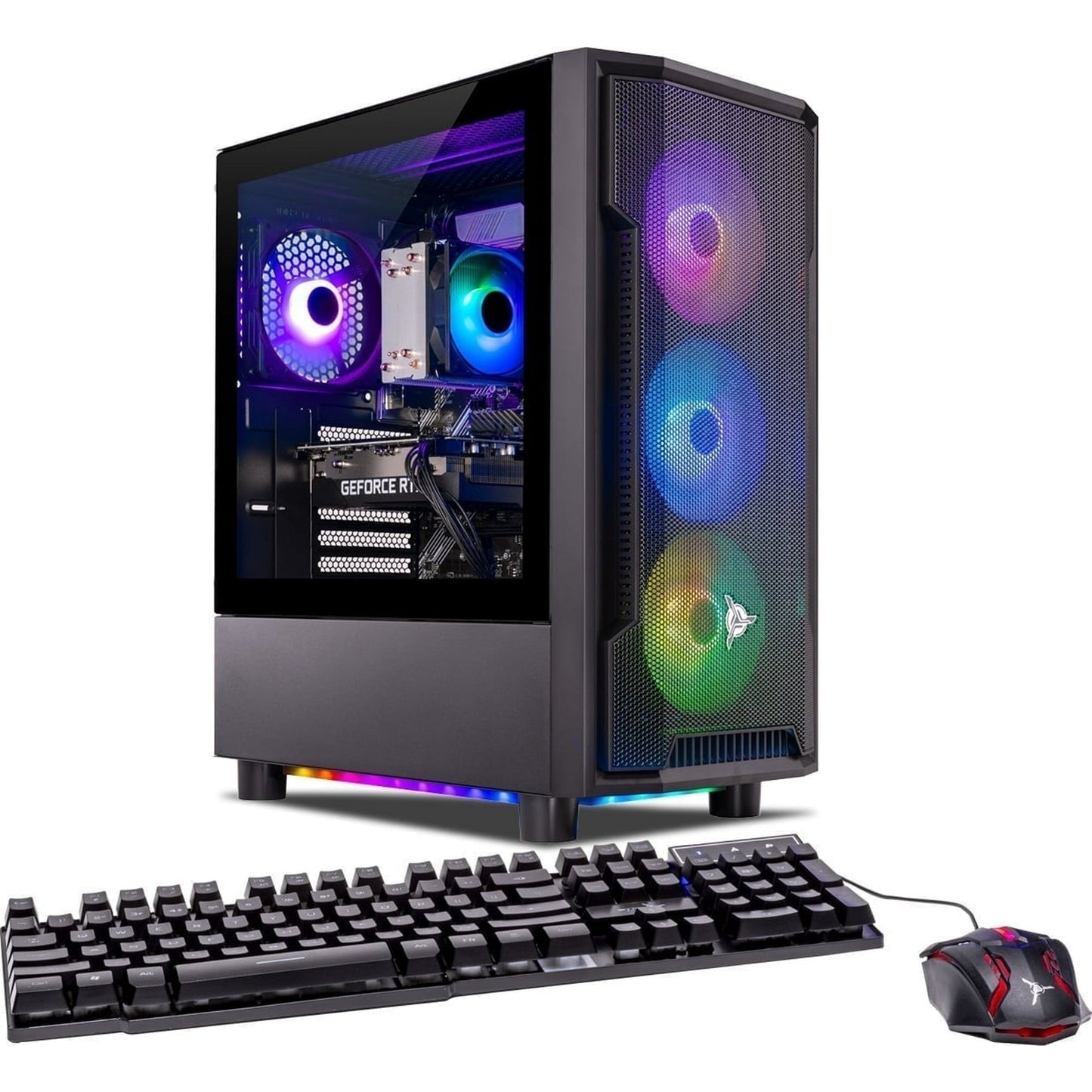 Skytech Shadow Gaming PC Desktop AMD Ryzen 5 5500 NVIDIA GeForce RTX 3