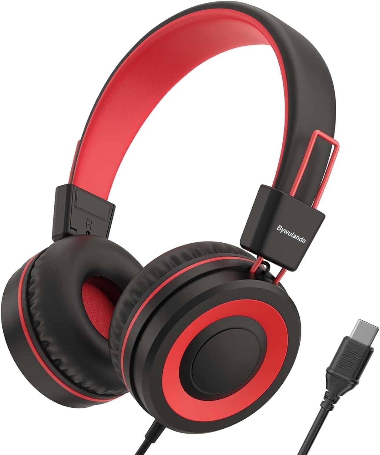 Upgrade USB Type C Kids Headphone for School, 94dB Safe Volume Limited