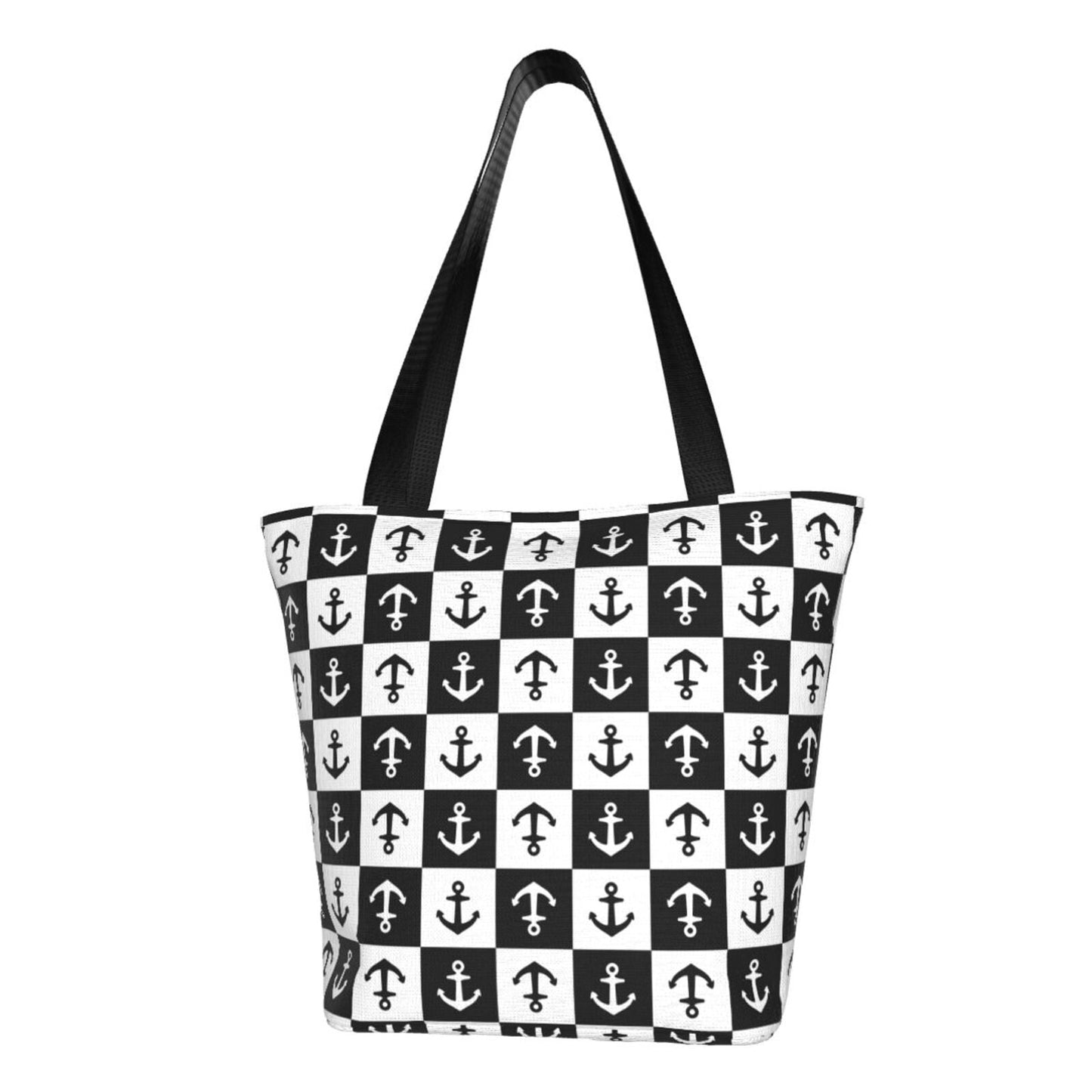 Vsdgher Palm Leaves print Reusable Shopping Grocery Bags for Women Sho