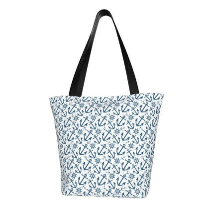 Vsdgher Palm Leaves print Reusable Shopping Grocery Bags for Women Sho