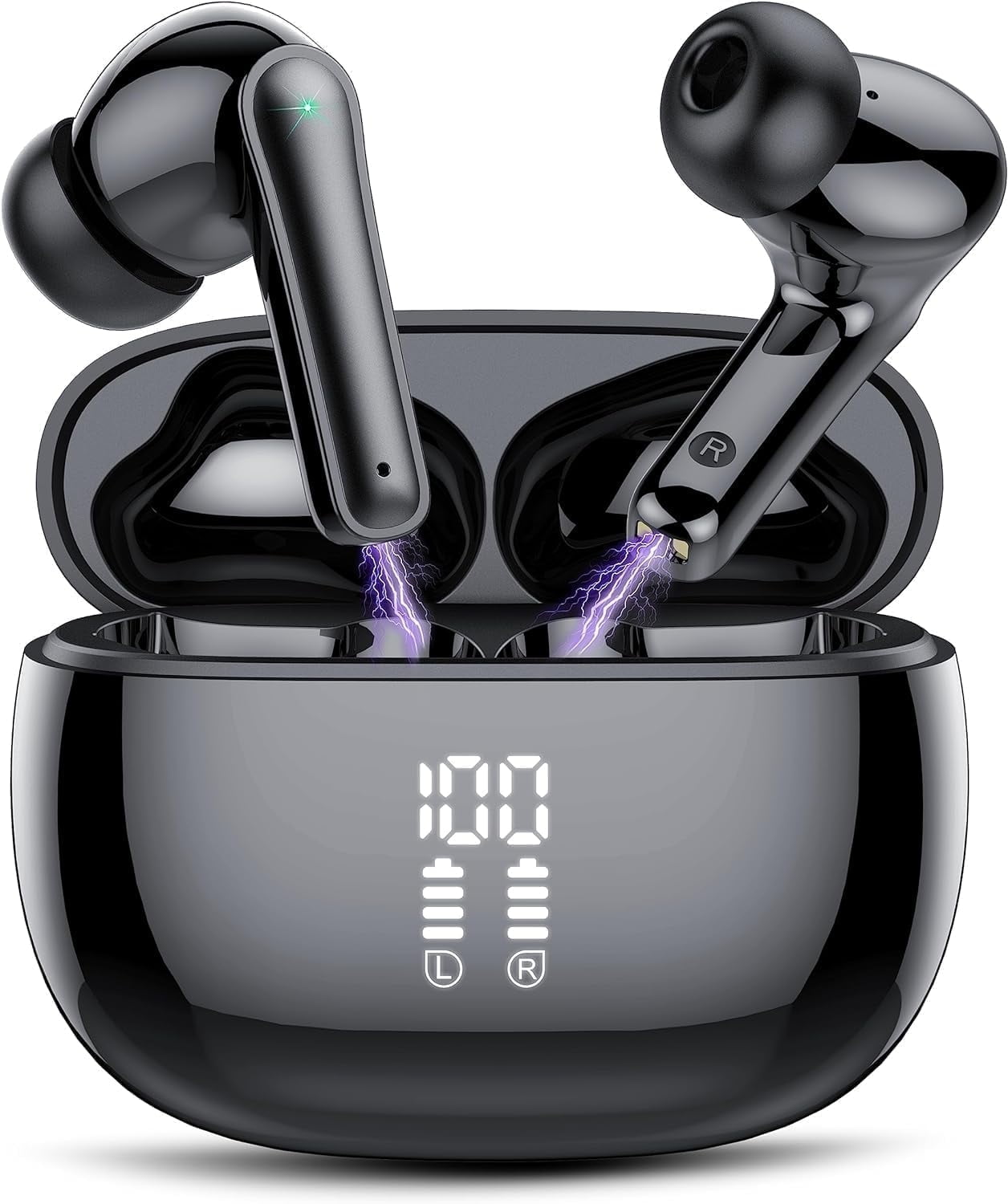 Wireless Ear Buds 48H Playtime Bluetooth Ear Buds Stereo Bluetooth Hea