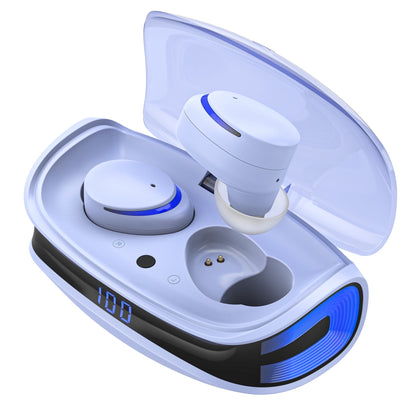 Cshidworld Wireless Earbuds, Bluetooth 5.0 Headphones IPX8 Waterproof,