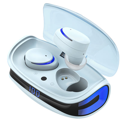 Cshidworld Wireless Earbuds, Bluetooth 5.0 Headphones IPX8 Waterproof,