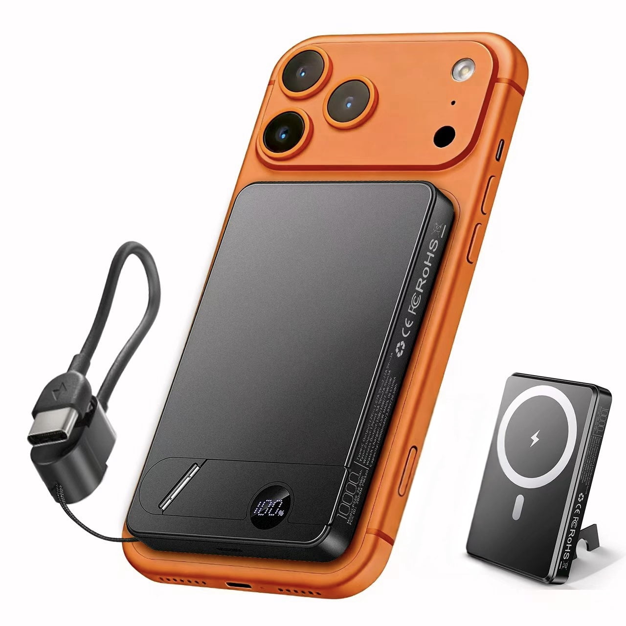 Fast Charging Power Bank, 10000mah Portable Charger for iPhone, 22.5W