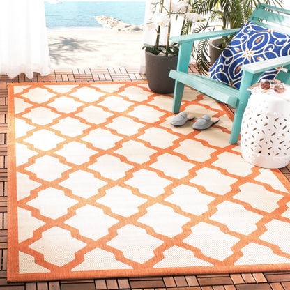 Safavieh Courtyard Amber Geometric Indoor/Outdoor Area Rug, Beige/Terr