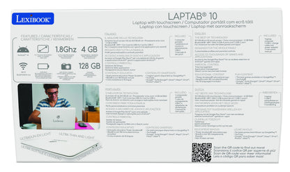 LAPTAB® 10 : Android-powered laptop with 10" touch screen for the who