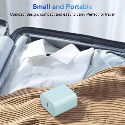 Coreykin 20W USB C Wall Charger-2 Pack Super Fast Charger with 6FT Cab