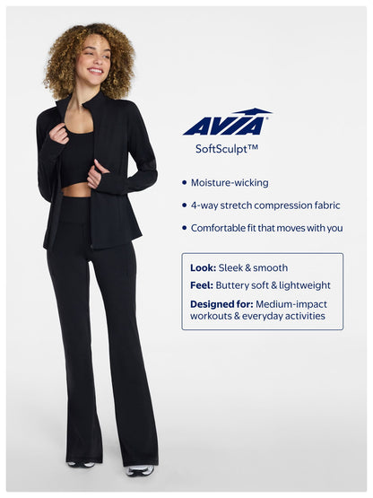 Avia Women's and Women's Plus SoftSculpt Bike Shorts, Sizes XS-4X